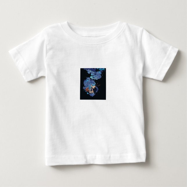 Camiseta De Bebé Chica al vacío (Anverso)