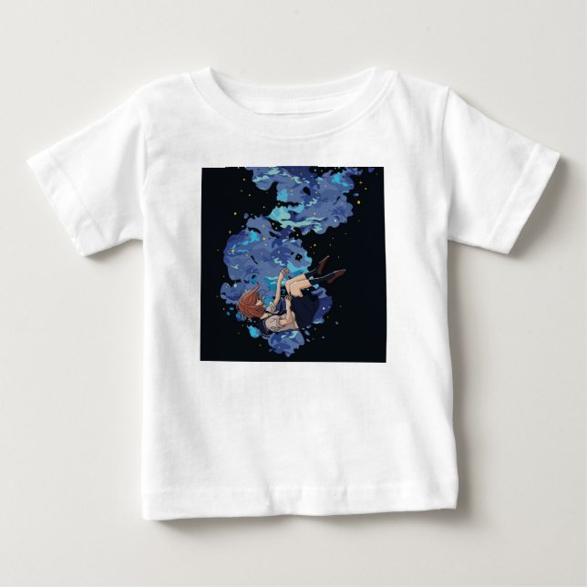 Camiseta De Bebé Chica al vacío (Anverso)