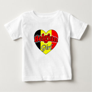 Camiseta De Bebé Chica Belga