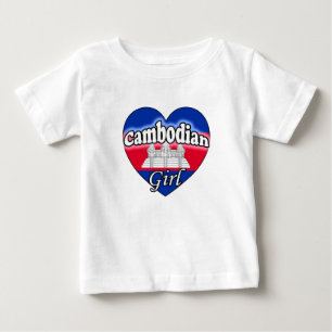 Camiseta De Bebé Chica Camboyana