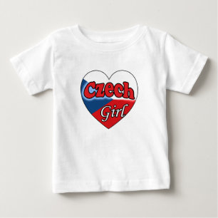Camiseta De Bebé Chica Checa