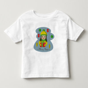 Camiseta De Bebé Chica con caja de regalo para Navidades
