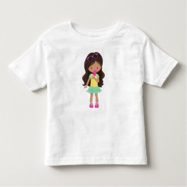 Camiseta De Bebé Chica Con Helado Crema, Chica Latina, Chica Cuta, 