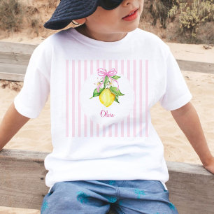 Camiseta De Bebé Chica Coqueta Rosa Limón Baby Shower