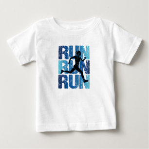 Camiseta De Bebé Chica Corredora Vintage - Corre Corre Corre