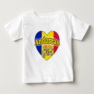 Camiseta De Bebé Chica de Andorra