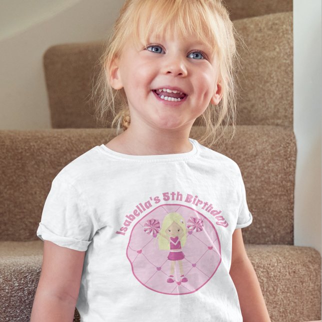 Camiseta De Bebé Chica de animadores de verano Personalizado del pa (Subido por el creador)