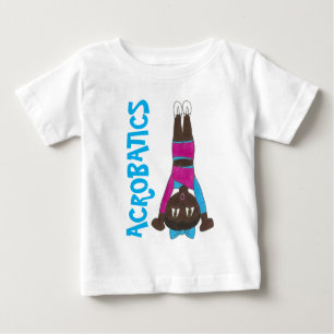 Camiseta De Bebé Chica de bailarina de acrobacias tambaleando Gimas