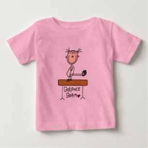 Camiseta De Bebé Chica de Balances Beam Tshirts y Regalos