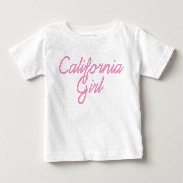 Camiseta De Bebé Chica de California (Anverso)