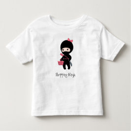 Camiseta De Bebé Chica de compras Ninja