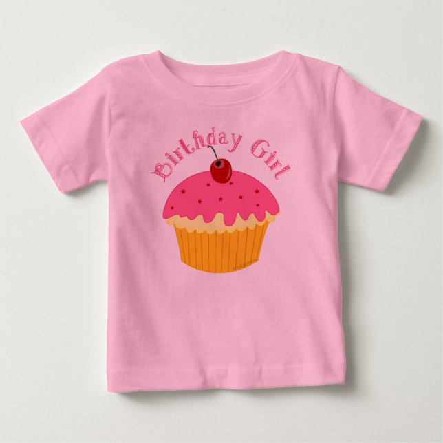 Camiseta De Bebé Chica de cumpleaños (Anverso)