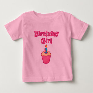 Camiseta De Bebé Chica de cumpleaños 1