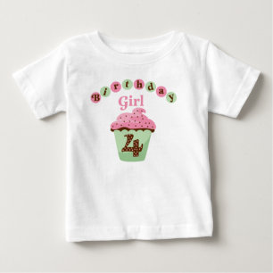 Camiseta De Bebé Chica de cumpleaños edad 4