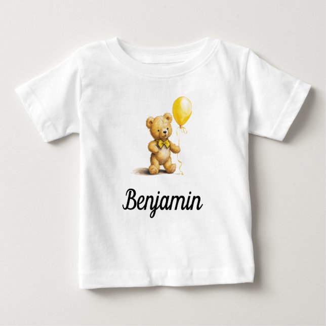 Camiseta De Bebé Chica de cumpleaños, niño de cumpleaños, oso, pers
