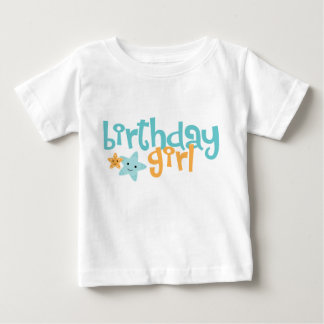 Camiseta De Bebé Chica de cumpleaños - Starfish lindo