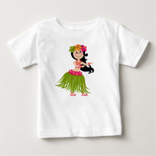 Camiseta De Bebé Chica de Hawái
