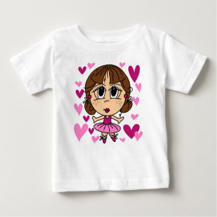 Camiseta De Bebé Chica de la bailarina