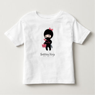 Camiseta De Bebé Chica de Ninja de las compras