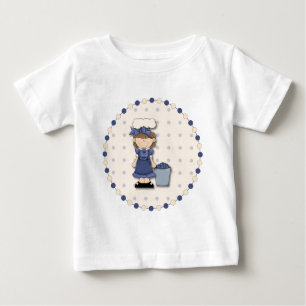 Camiseta De Bebé Chica de país lindo + cubo lleno de arándanos