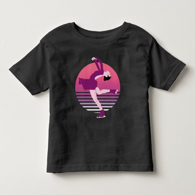 Camiseta De Bebé Chica De Patinaje Artístico - Baile De Hielo (Anverso)