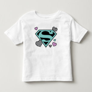 Camiseta De Bebé Chica de patinaje Supergirl Hearts S-Shield