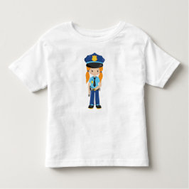 Camiseta De Bebé Chica de policía, agente de policía, policía, Nara