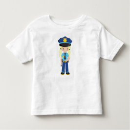 Camiseta De Bebé Chica de policía, agente de policía, policía, pelo