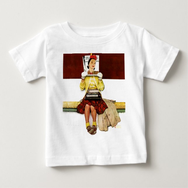Camiseta De Bebé Chica de portada (Anverso)