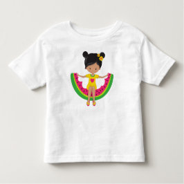 Camiseta De Bebé Chica de sandía, Chica Latina, Vestido, Flip Flops