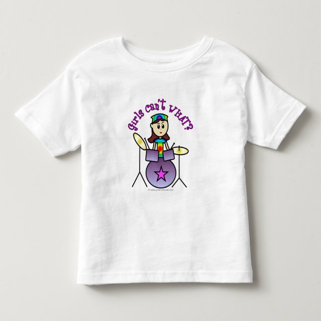 Camiseta De Bebé Chica de tambor ligero (Anverso)