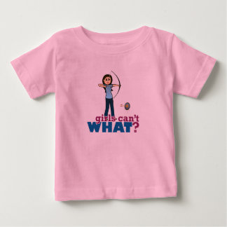 Camiseta De Bebé Chica de tiro con arco en azul - claro