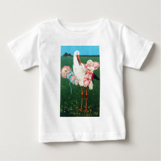 Camiseta De Bebé CHICA DE TORMENTAS BABY SHOWER, blanco rosado