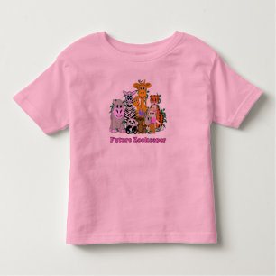 Camiseta De Bebé Chica de zookeeper futuro