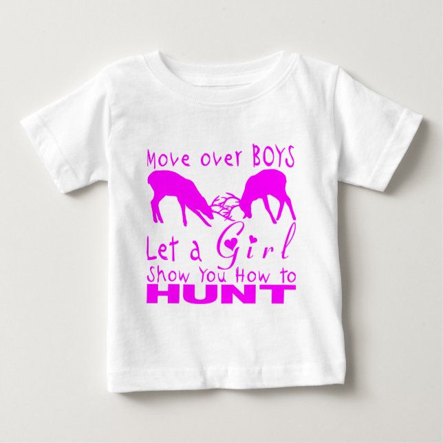 CAMISETA DE BEBÉ CHICA DEER HUNTING (Anverso)