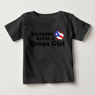 Camiseta De Bebé Chica del Bronx en Puerto Rico