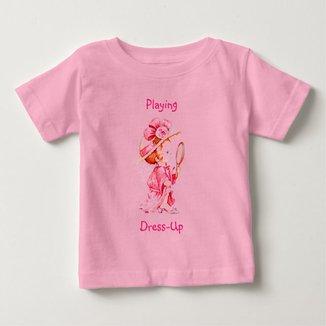 Camiseta De Bebé Chica Dress-Up Onsie (Anverso)