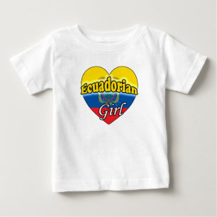Camiseta De Bebé Chica ecuatoriana