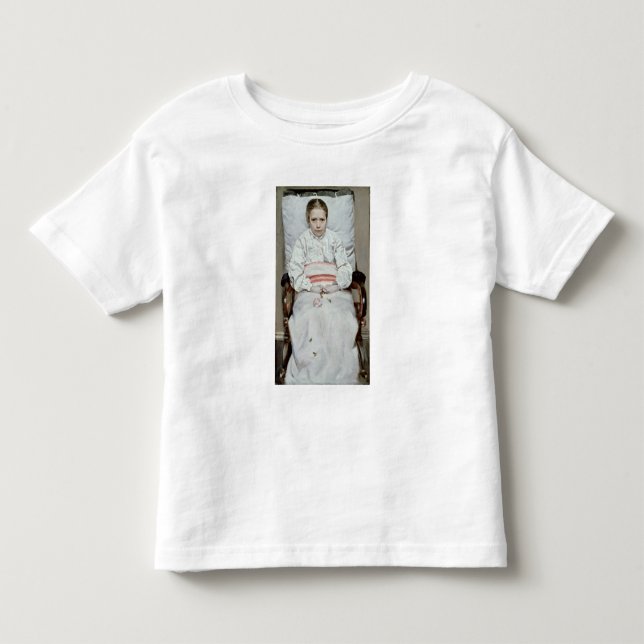 Camiseta De Bebé Chica enfermo (Anverso)