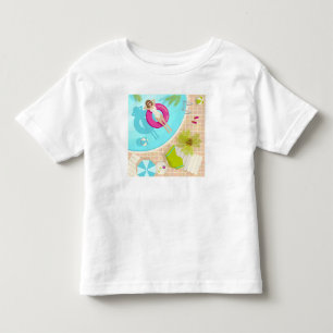 Camiseta De Bebé Chica fiesta de la piscina en la playa de verano d