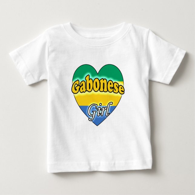 Camiseta De Bebé Chica Gabonesa (Anverso)