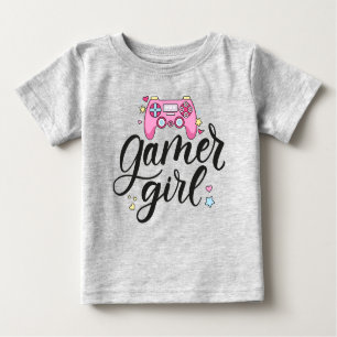 Camiseta De Bebé Chica Gamer