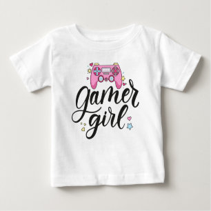 Camiseta De Bebé Chica Gamer