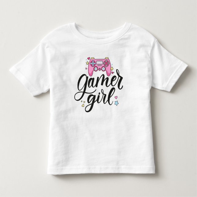 Camiseta De Bebé Chica Gamer (Anverso)