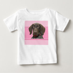 Camiseta De Bebé Chica Glossy Grizzly Puppy