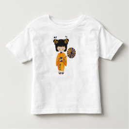 Camiseta De Bebé Chica Japonesa, Japón, Chica Linda, Kimono Naranja