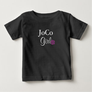 Camiseta De Bebé Chica JoCo Flor Rosa