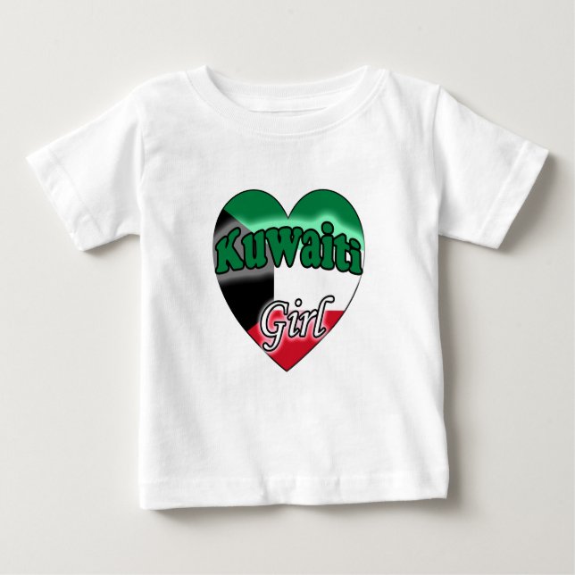 Camiseta De Bebé Chica kuwaití (Anverso)