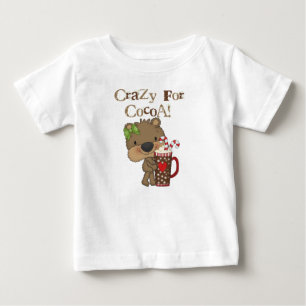 Camiseta De Bebé Chica Loco Por El Cacao