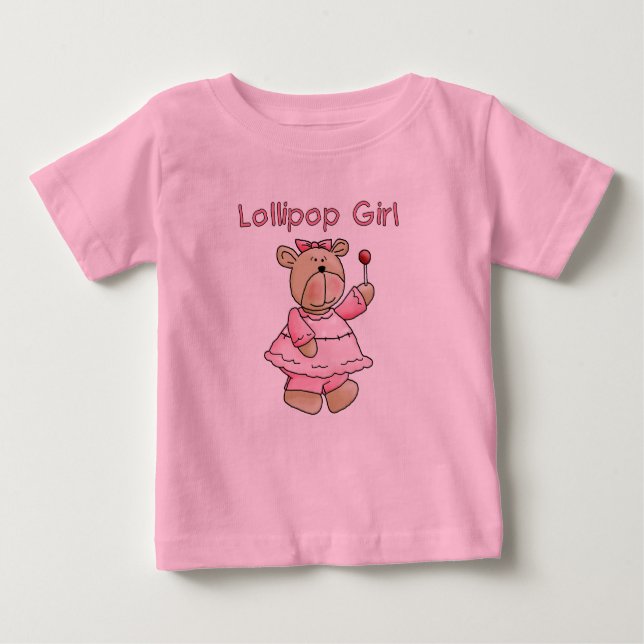 Camiseta De Bebé Chica Lollipop (Anverso)